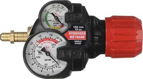 Victor 0781-3612 Series Edge 2.0 ESS42-150-350 Regulator, Methane/Hydrogen