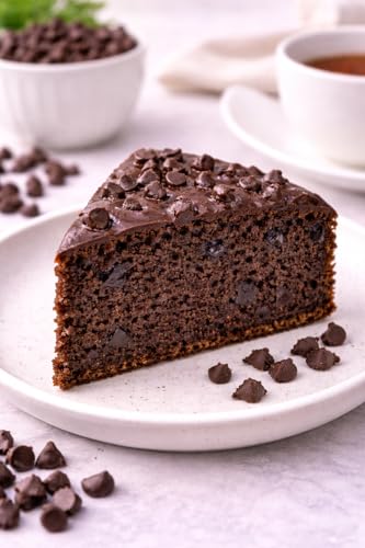 Image of MOM'S BAKERY Rich Home Baked Choco Chip Cake 250 gm | Made with Premium T45 Flour,Vegan Soft & Moist Bakery Style Dessert | Ready to Eat Snack | Hygienically Packed, Natural | Handmade Choco Chips for Cakes, Cookies, Brownies, Pancakes, | Baking, Decoration & Toppings