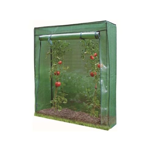 Tomato Greenhouse with Roll-Up Door Weatherproof & Easy Setup for Home Gardeners (Green)