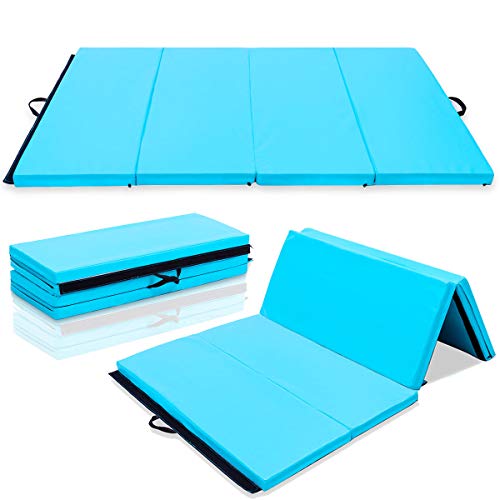 Giantex 6' x 4' x 2" Gymnastics Mat Thick Folding Panel Tumbling Mat