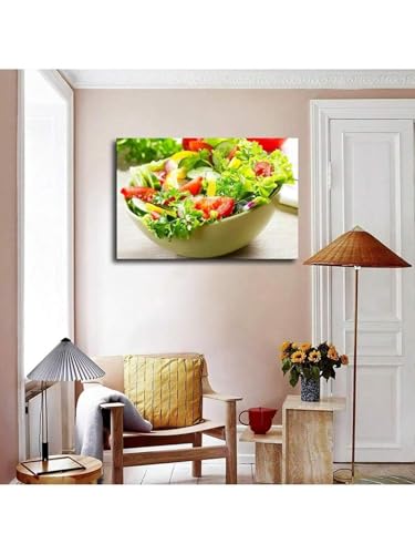 Affiche de salade mixte colorée XINBAO toile 70x100 cm sans cadre - 3