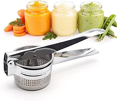 Lancoon Potato Ricer, Stainless Steel Masher Fruit Vegetable Press Juicer Crusher Squeezer KT18