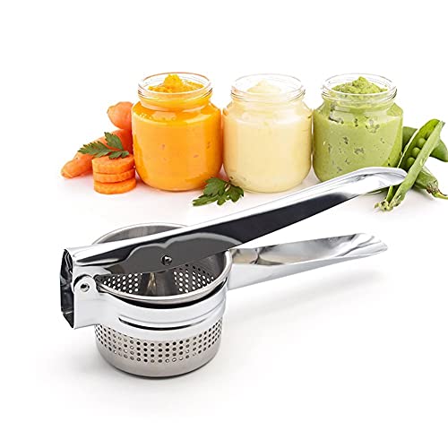 Potato Ricer,Lancoon Stainless Steel Masher Fruit Vegetable Press High Quality Juicer Crusher Squeezer KT18 - Thumbnail 3