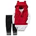 Carter's Baby Girls Vest Sets, Red, 24M