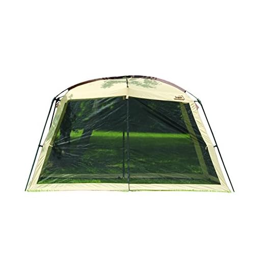 Texsport Wayford 12' x 9' Portable Mesh Screenhouse Arbor Canopy for Backyard and Camping