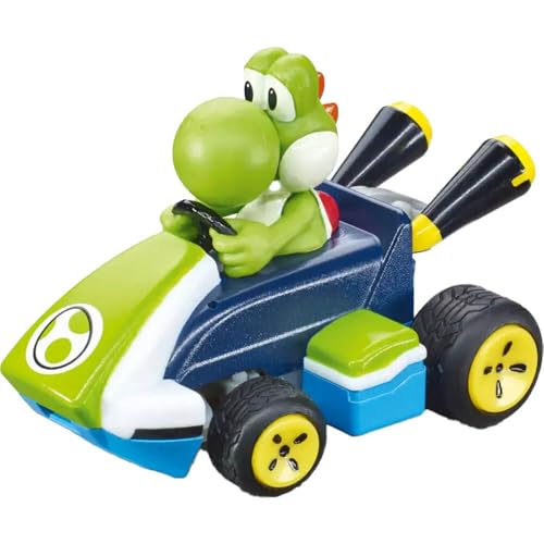 Carrera RC Nintendo Mario Kart 2.4 GHz Mini Collectible Radio Remote Control Toy Car Vehicle - Yoshi