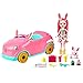 Enchantimals HCF85 - Häschen-Mobil (ca. 26 cm) 10-teiliges Set mit Puppe, Häschenfigur und Zubehörteilen, tolles Spielzeug Geschenk für Kinder ab 3 Jahren