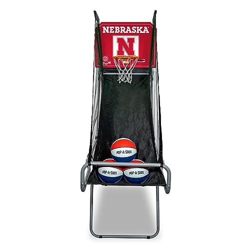 Pop-A-Shot Official College Pop-Up Tailgate Game (Nebraska Cornhuskers)