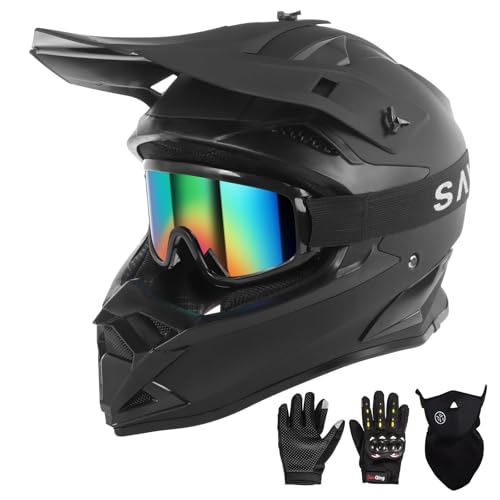 SPARK 4Pcs Motocross Helmet Set
