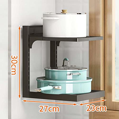 Topfregal, vierstöckig, Küchenorganizer für Töpfe und Pfannen, robustes Lagerregal, bodenstehendes Design für Theke und Schrank