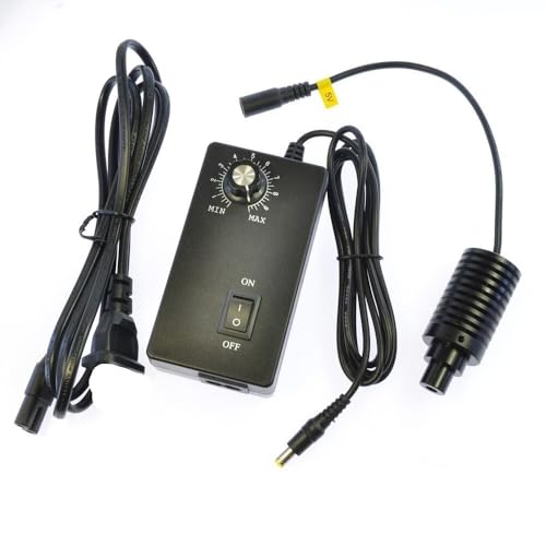 Microscope 6mm-13mm Microscope Coaxial Light Source LED Spot Lamp, Coaxial Light Source Brightness Adjustable 90V-240V White Blue Green Red Light Optional(Blue Light,9mm)