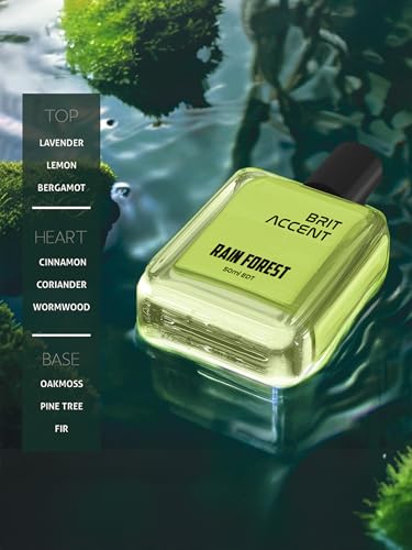 Image of BRIT ACCENT High Street||Rain Forest-Parfum|| Long-Lasting||Premium ingredients|| Eau de Toilette - 56 ml (For Men & Women)