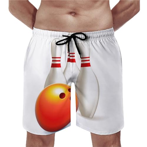 Short de bain homme bowling UMENG fini l'inconfort de l'humidité