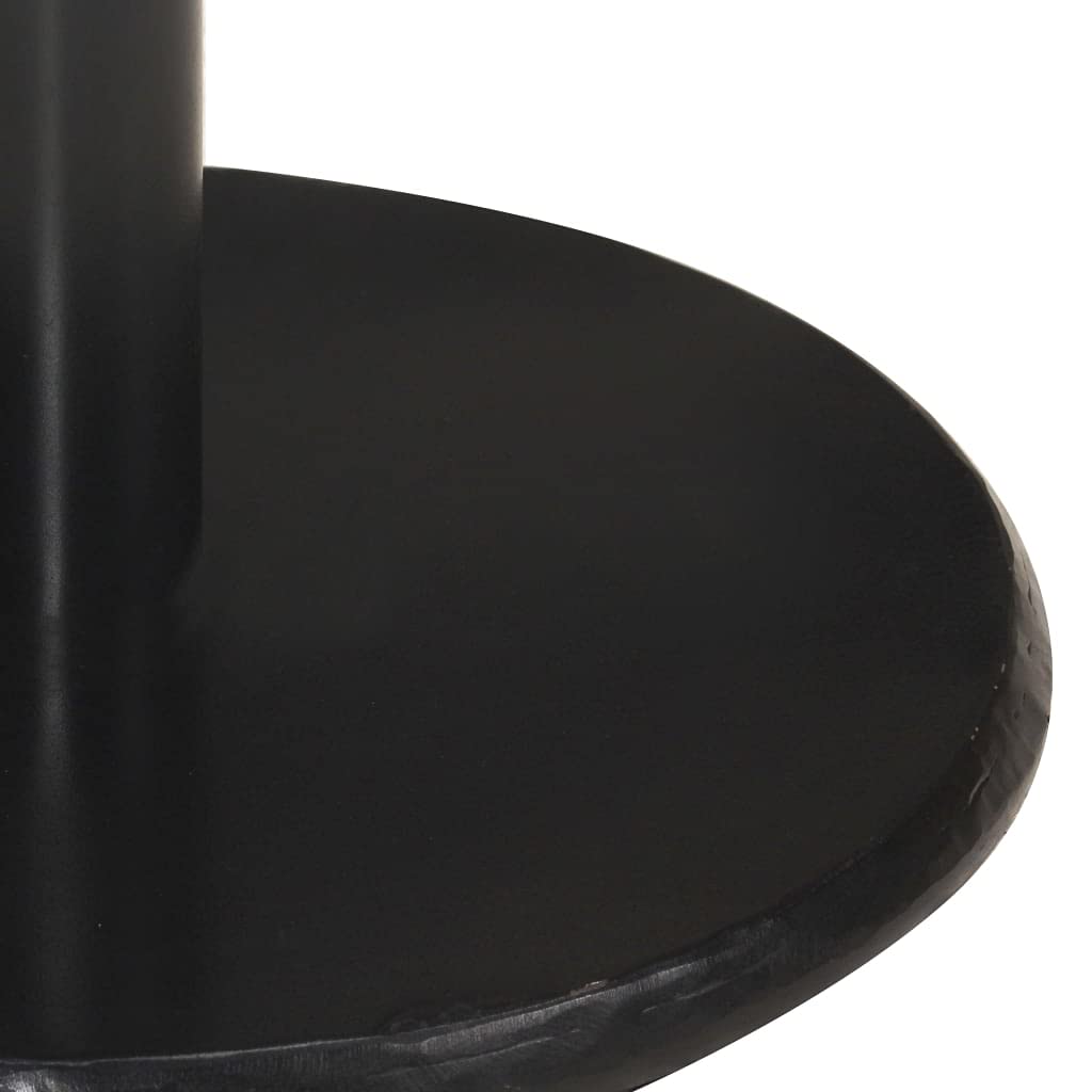 Generic Juego de 2 Taburetes de Bar de Cuero Genuino, Asientos Suaves, Estructura de Hierro Robusta, Ideal para el Hogar, con Reposapiés, Taburetes de Bar 2 Piezas de Cuero Genuino (Marrón)