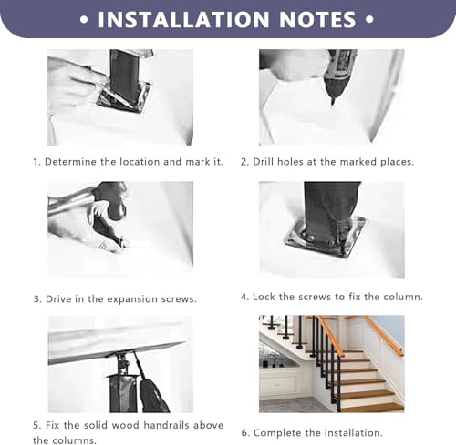 Rambarde d'escalier extérieure inclinable 130 cm, solution pour marches et accès extérieurs - 5