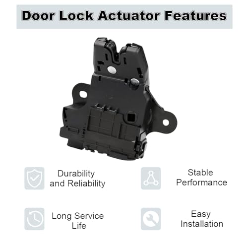 Image of Trunk Lid Latch Lock Actuator Compatible with Buick Allure Lacrosse Regal Verano Cadillac ATS CTS XTS ELR Chevrolet Cruze Impala Malibu Sonic Corvette Camaro Replacement for 940-108 13501988