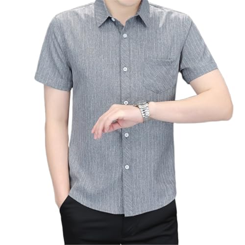 Chemise homme été infroissable en soie glacée contre la chaleur au bureau