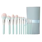 メイクアップブラシ 12本セット 化粧筆 化粧ブラシ 繊維毛 超柔らかいメイクブラシ パウダーファンデーション アイシャドーブラシ PUレザー化粧ポーチ付き