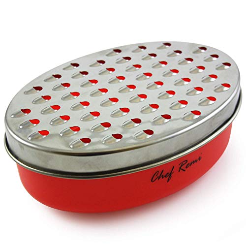 Cheese Grater with Airtight Storage Container - We’ve Been Rated Best Handheld Shredder for Cheese, Eggs & Vegetables - Ideal for Dad/Mom/Grandma