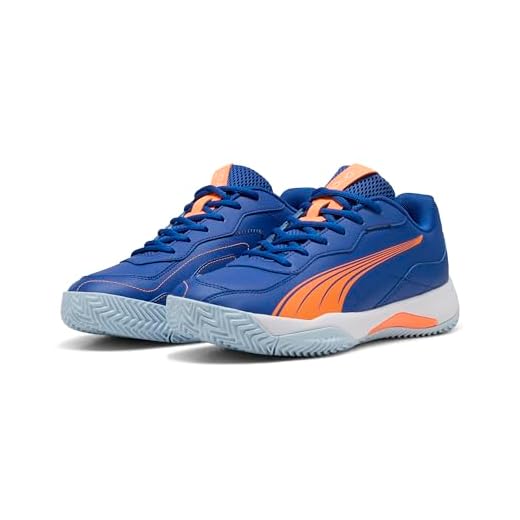 PUMA Nova Smash Zapatillas para Hombre, Azul con Naranja, 43 EU