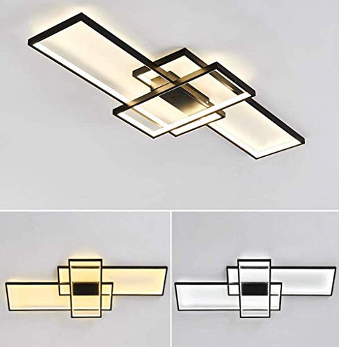 Plafond rectangulaire LED encastré pour illuminer votre salon avec élégance