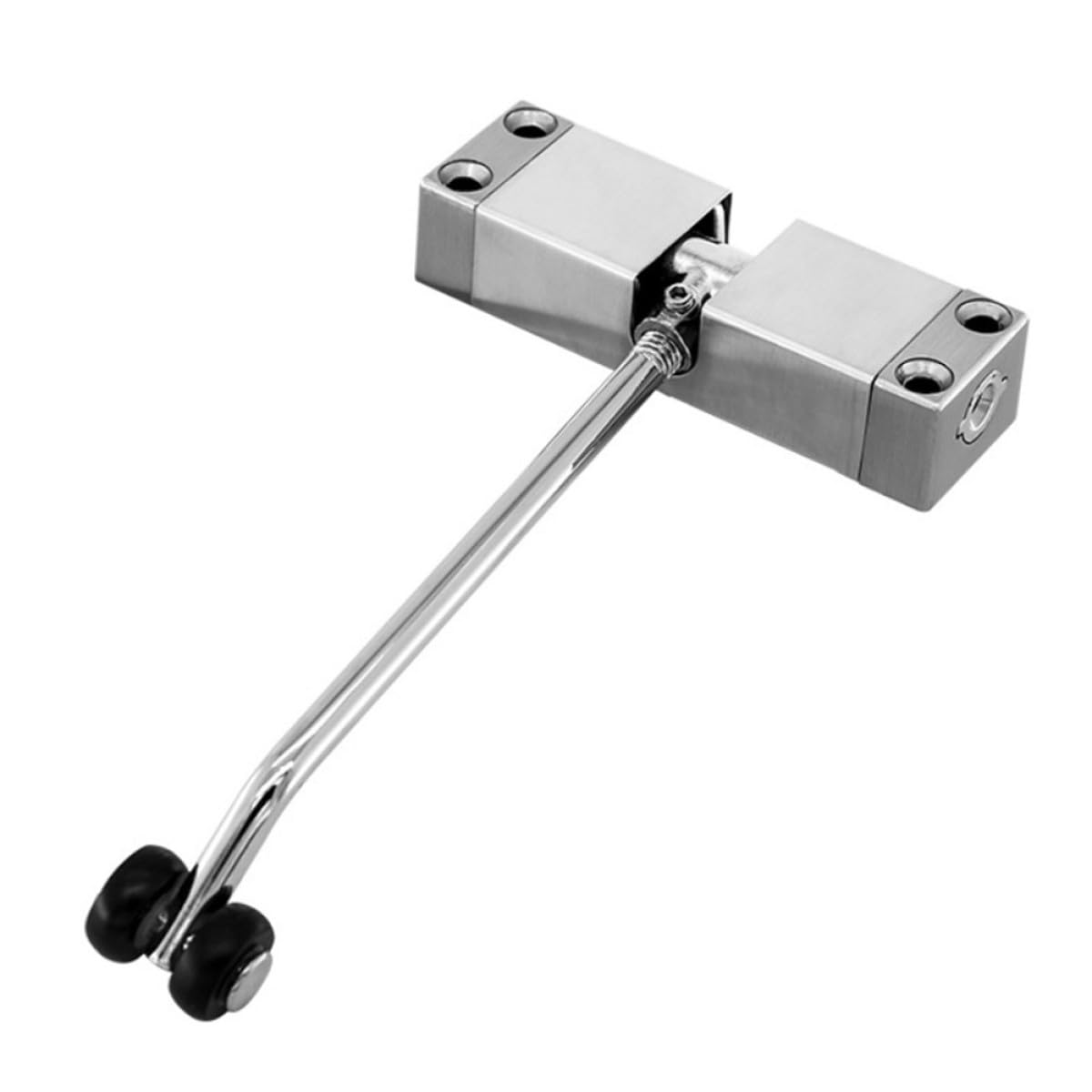 Cierrapuertas automático para evitar portazos: instalación simple de aluminio