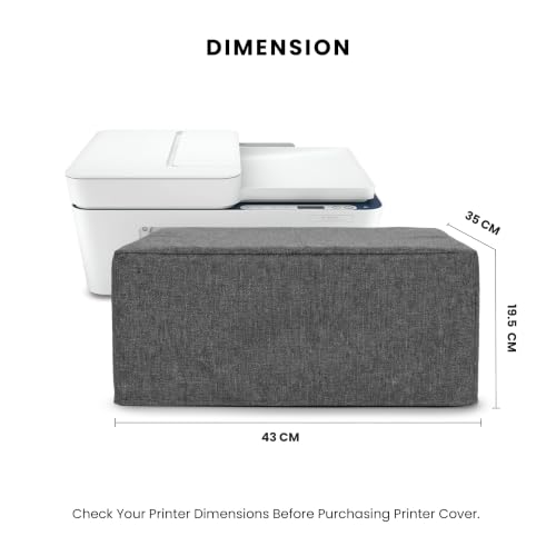 Image of Alifiya Dust Proof Washable Printer Cover for HP DeskJet 4178 / 4278 / 4123 All in One Wireless Ink Advantage Printer with ADF - Grey