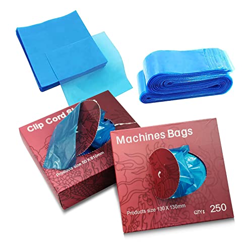 Clip Cord Sleeves Machine Sleeves - Dibag Clip Cord Sleeves and Machine Sleeves Blue Heavy Duty For Supplies Accessories