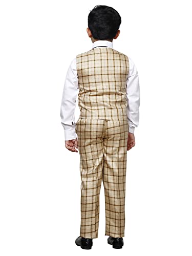 Image of Pro-Ethic Style Developer Boy's Cotton 3 Piece Suit for Boys | Kids Wear Suit Set Coat, Pant, & Shirt (S-124)