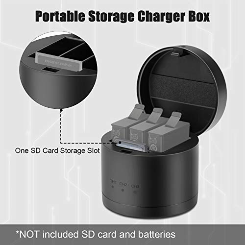 Cargador de batería Go Pro 8 que carga 3 celdas a la vez 3