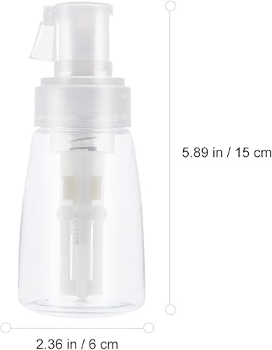 Miniatura 7 de EXCEART Botella de spray de polvo de polvo de purpurina suelta de polvo contenedor de polvo de talco para después del baño, caja de polvo de