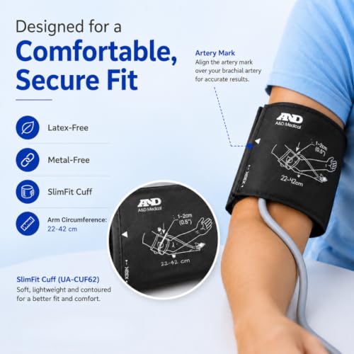 Image of A&D UA-767S-W Digital Blood Pressure Monitor | Best BP Machine for Home Use | Automatic & Accurate BP Check Device | Irregular Heartbeat Detection & WHO Indicator | Clinically Validated