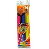 Surtido de 3 colores incluye 1 cada uno de amarillo fluorescente, rosa y azul.