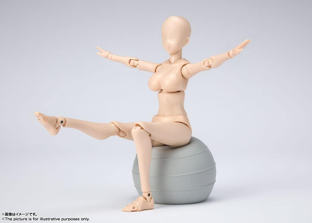 TAMASHII NATIONS - Kentaro Yabuki - Body Chan Edition DX Set (Pale Orange Color Version), Bandai Spirits S.H.Figuarts Action Figure