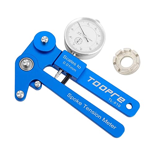 Harilla Bikes Tension Meter Speichenkalibrierungswerkzeug Radfahren für Outdoor-Sport-Fahrradliebhaber, mechanischer Zähler