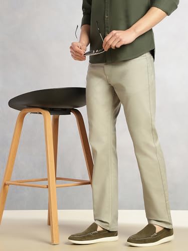 Image of Thomas Scott Men's Cricket Club Collection Mid-Rise Straight Fit Stretchable Jeans | 5-Pocket | No-Fade Denim