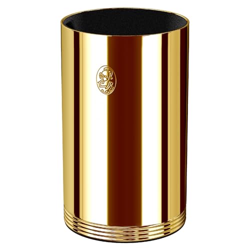 El Casco Pot à crayon M-651 L en Or 23 carats accessoire de bureau de luxe fait main