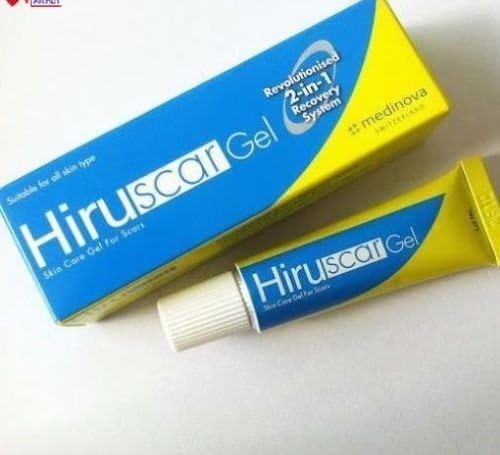 Hiruscar Gel 7g for Skin with Scar Problem revolutionised 2 in 1 Recovery System