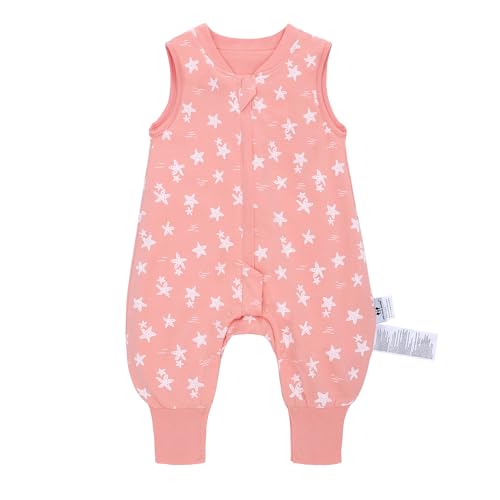 Image of Miracle Baby Sleep Sack with Feet, 1.0 TOG Wearable Blanket for Toddlers, Sleeveless Baby Sleeping Bag with Leg Openings