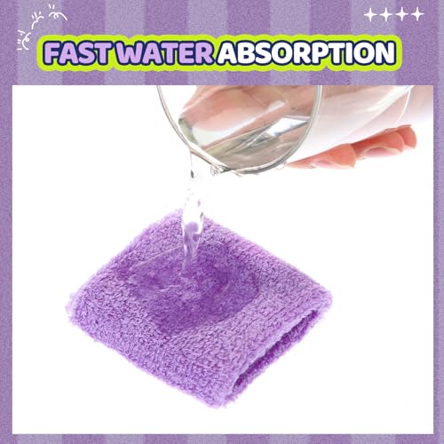 Image of Bememo 12 Pack Wristbands Sweatband for Women Men, Neon Colored Sport Wrist Bands, Tennis Football Basketball Sweatbands, Moisture Wicking Arm Bands for Working Out