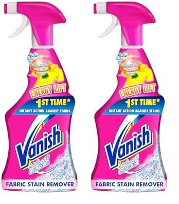 Vanish Stain Remover Oxi Action Pre Wash Trigger Spray 500ml (Pack of 2)