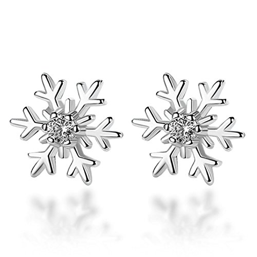 Celebrity, orecchini a perno con fiocco di neve in...