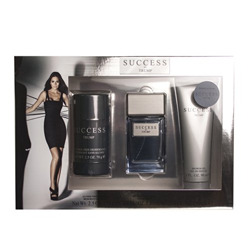 TRUMP SUCCESS 3 Piece Eau de Toilette Spray (1 Ounce) Gift Set for Men
