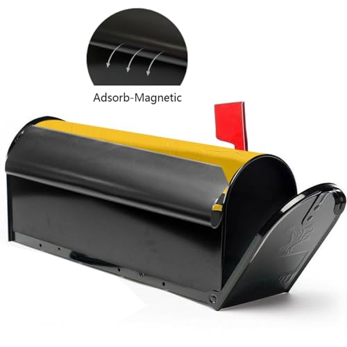 Housse magnétique de boîte aux lettres jaune imperméable - 5