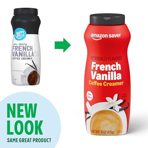 Image of Amazon Saver, French Vanilla Powdered Coffee Creamer, 15 Oz (Pack of 4)