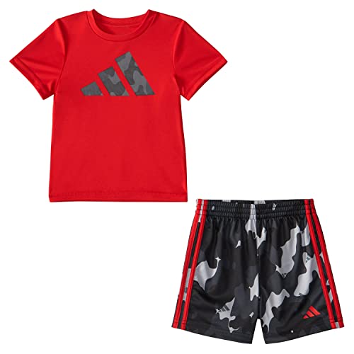Image of adidas boys Camo Short Set