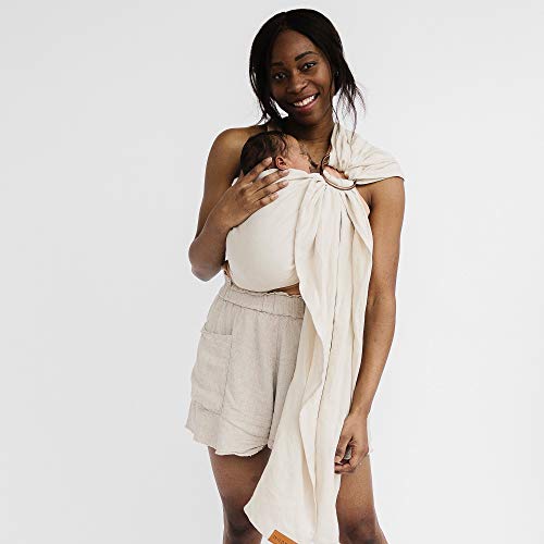 WildBird Ring Sling Baby Carrier Made from 100% Belgian Linen - Solid Color