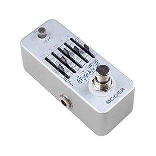 Smallest Bass graphic equalizer pedal in the world 5-Band Graphic EQ with master level control +/- 18 dB adjustable gain range per band Full small and exquisite metal shell True bypass