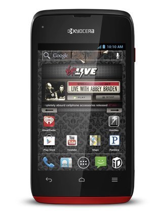 Kyocera Event Red / Prepaid Android Phone (Virgin Mobile)