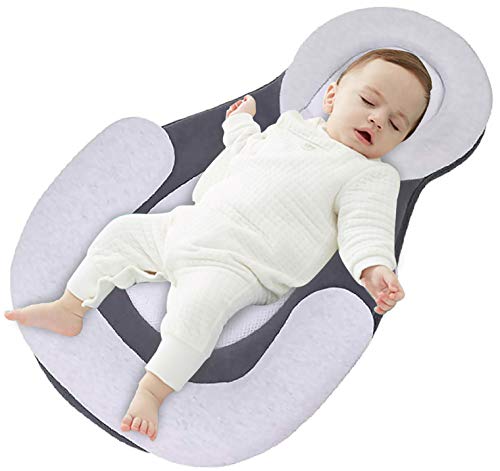 Baby Lounger Potable Soft Bassinet Crib Breathable Diaper Changing Seat Travel Nest Cushion